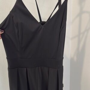 Halara Wide Leg V Neck Jumpsuit. Worn Once. Wide Leg. Size L